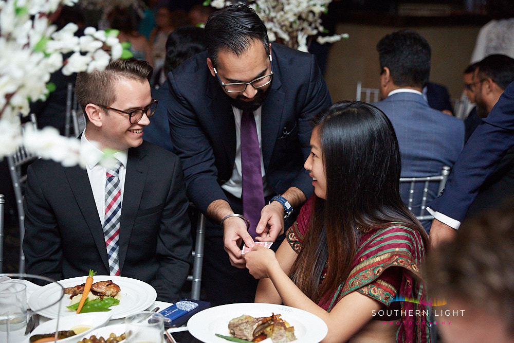 Wedding reception celebration